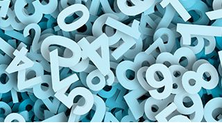 numeros con valor decorativo